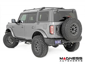 Ford Bronco Side Steps - 4 Door - AL2 Drop Step - Rough Country 